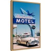 Amanti Art Blue Swallow Motel by Bethany Young Canvas Wall Art Print Framed - 2 of 4