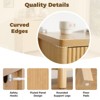 Hommpa 31" 2-Door Fluted Buffet Sideboard Cabinet Multipurpose Dining Room Organizer - 4 of 4