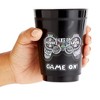 Blue Panda 16 Pack Video Game Cups for Kids Gaming Birthday Party Supplies, Reusable Tumblers, 16 oz - 4 of 4