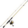 Fishing Rod and Reel Combo, Spinning Reel Fishing Pole, Fishing Gear for Bass and Trout Fishing, Gold, Strike Series by Leisure Sports - 2 of 4