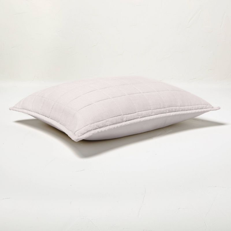 Heavyweight Linen Blend Quilt Pillow Sham - Casaluna™, 4 of 10