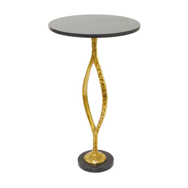Large Transitional Metal and Marble Accent Table Gold - Olivia &#38; May, 5 of 6