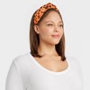 Halloween Pumpkin and Spider Web Top Knot Headband - Orange - 2 of 4