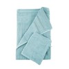 Luxury Cotton 8 Piece Bath, Hand, and Face Towel Set with Bath Mat and Bath Mitt by Blue Nile Mills - 3 of 4