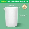 JDICTION 6-Pack 250ml Silicone Cups - 8oz Reusable Measuring & Pouring Tools for Epoxy Resin, Slime, Waxing & Craft Projects - 2 of 4