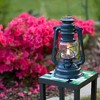 Feuerhand Outdoor Kerosene Fuel Lantern, German Made Weather Resistant Baby Special 276 Galvanized Hurricane Lamp for Camping or Patio, 10 Inches - 3 of 4