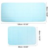 Unique Bargains Machine Washable Memory Foam Bathroom Non Slip Soft Bath Rugs 2 Pcs - 4 of 4