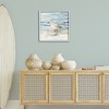 Stupell Industries Balancing Sandpiper on Shore Black Framed Giclee Art - 2 of 4