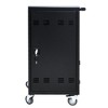 Laptop Cart, Laptop Rolling Cart With Lock & Key, 2 Locking Casters, Cable Management Strip, Fast Charging & Secure Storage Mobile Charging Cart - 4 of 4