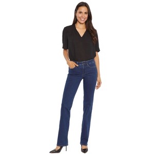 NYDJ Women's Petite Marilyn Straight Denim Jeans with Lift Tuck Technology - 1 of 4