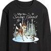 Men's - Disney - Christmas - Up To Snow Good Long Sleeve Graphic T-Shirt - 2 of 4