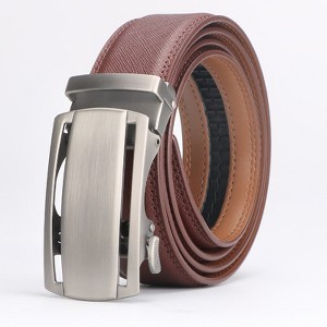 Paaaawaters Leather Ratchet Belt Men - Customizable Fit, Effortless Style - 1 of 4