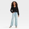 Girls' High-Rise Baggy Jeans - art class™ - image 4 of 4