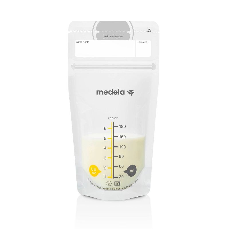 Medela Breast Milk Storage Bags 6oz/180ml, 3 of 10