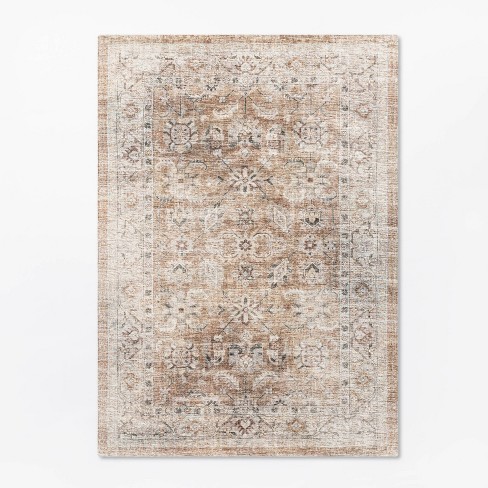 5'x7' Warm Bright Area Rug Beige - Threshold™ Designed With Studio Mcgee :  Target