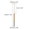 Unique Bargains High-Speed Steel Titanium Coated 0.09Micro Engraving Drill Bits 6 Pcs - 2 of 3