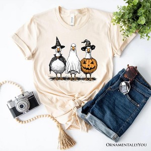 Haunting Honkers Goose T-Shirt, Funny Halloween Costumes Tee| OrnamentallyYou - 1 of 4