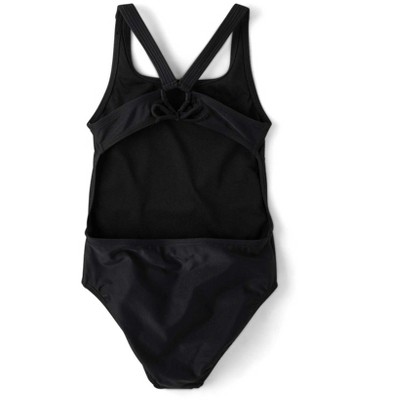 The Children's Place Girls Sleeveless Cut-Out One Piece Swimsuit Black M (7/8) — фото 2