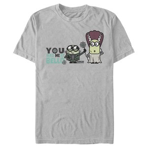 Men's Despicable Me Minions Bride Of Frankenstein Hello T-Shirt - 1 of 3