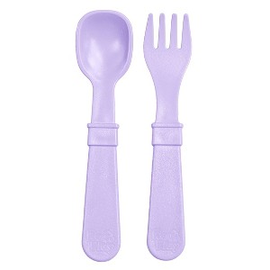 Re-Play 2pc Toddler Utensil Pair - 1 of 4