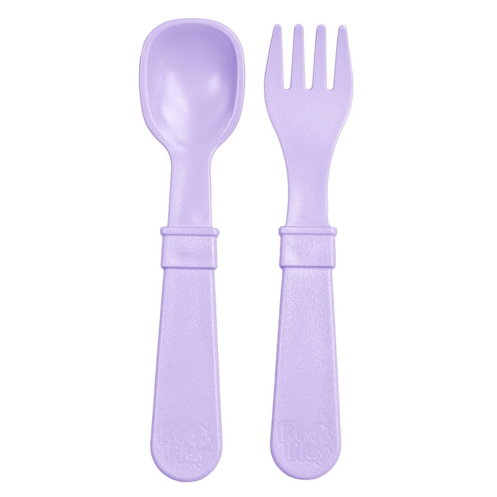 Photos - Other Appliances Re-Play 2pc Toddler Utensil Pair - Lavender