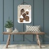 Courtside Market Snow Village 12x16 Hanging Artboard with Twine - 2 of 2
