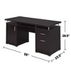 CAVINAS Home Office Desk 55" L Morden Writing Desk with 2 Storage Drawers and Cabinet for Office, Study - 3 of 4