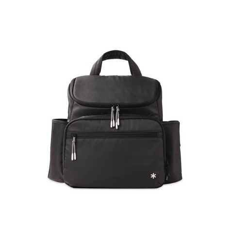 Skip Hop Forma Next Diaper Bag Backpack - Black: Water Repellent, 1.3lb, Nylon Shell, Fits Laptop Up To 15 Inches