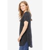 Woman Within Plus Size Marled V-Neck Tunic - 4 of 4
