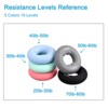Unique Bargains Rock Climbing Muscle Training Workout Silicone Ring Grip Strengtheners 2.95" - 3 of 4