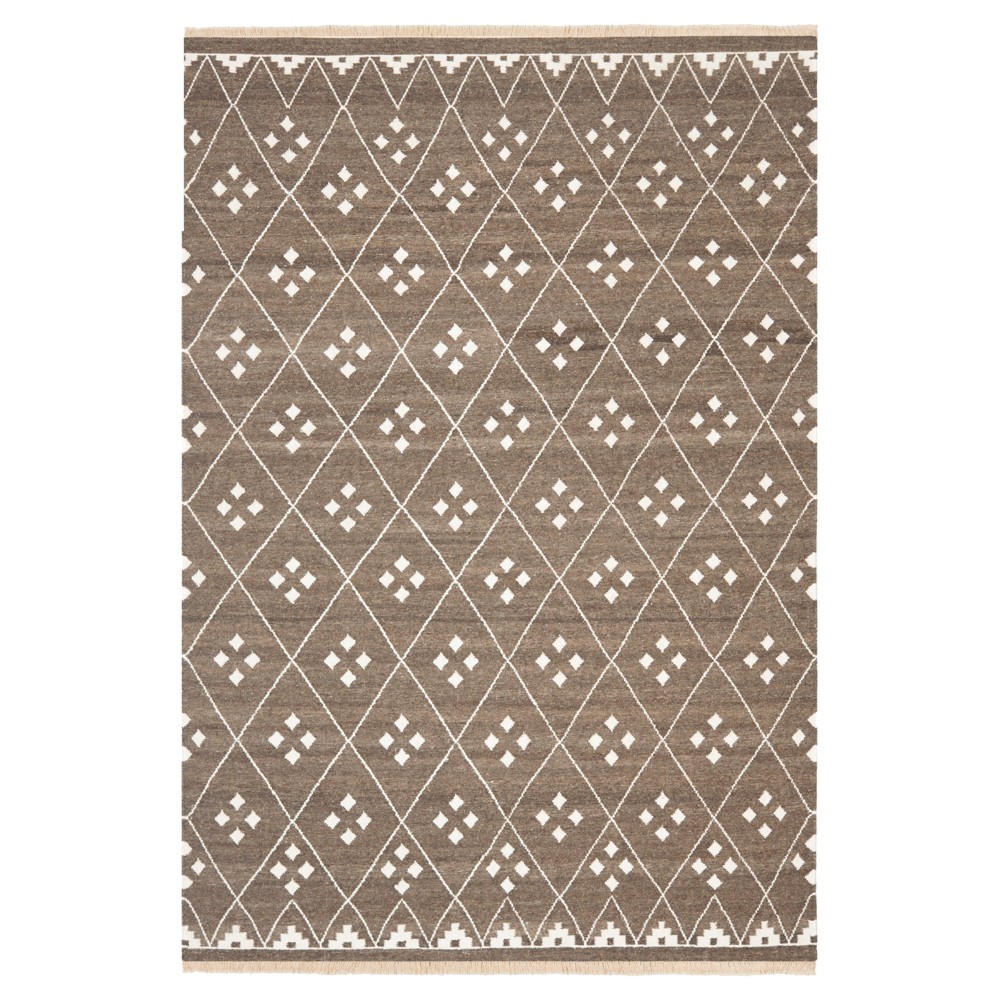 Thalasso Natural Kilim Dhurry - Brown/Ivory - (6'x9') - Safavieh