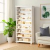 UbMelt 9-Tier Bookcase Modern Freestanding Bookshelf with LED Lights & Wood Legs for Living Room,Bedroom,Office - 4 of 4