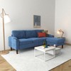NicBex 3-Seater Linen Sofa Couch with Removable Storage Ottoman & Cup Holders,Upholstered Sleeper Sofa for Living Room,Bedroom - 2 of 4