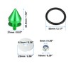 Unique Bargains Umbrella Type Universal Bumper Quick Release Front Rear Bumper Fasteners 4 Set - 4 of 4