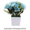 Unique Bargains Artificial Plants Autumn Cherry Blossoms Plastic 2.95"x2.95"x7.87" 1 Pcs - 3 of 4