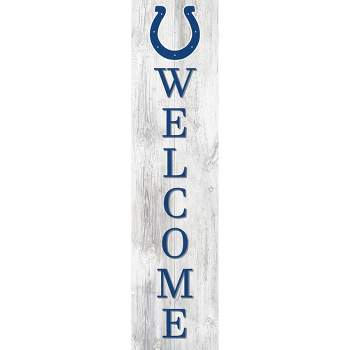 NFL Indianapolis Colts 48" Welcome Leaner