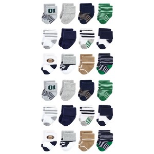 Little Treasure Baby Cotton Rich Terry Socks 24-Pack - 1 of 3