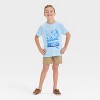 Boys' Short Sleeve Shark Friends Graphic T-Shirt - Cat & Jack™ Blue - 4 of 4