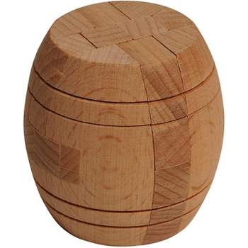 WE Games Wooden Barrel Puzzle