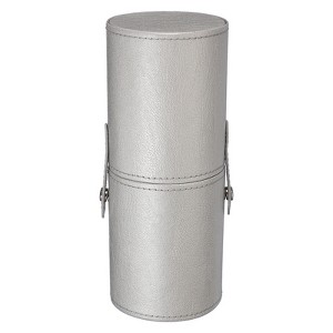 Unique Bargains PU Leather Dustproof Pencil Toothbrush Cosmetic Brush Holder - 1 of 4