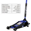 Floor Jack, Low Profile Floor Jack with Storage Bag, Heavy Duty Steel Racing Floor Jack with Single Piston Quick Lift Pump (2T/3.3"-15.2") - 2 of 4
