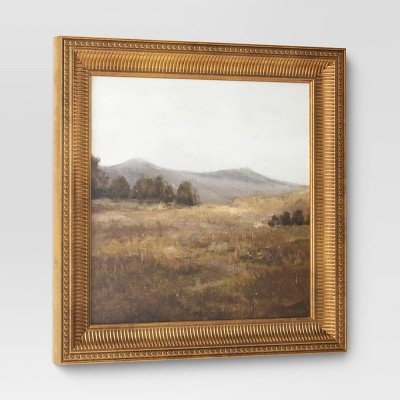 12&#34; x 12&#34; Prairie Land Framed Canvas Board - Threshold&#8482;