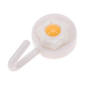 Unique Bargains Utility Adhesive Hook Side Up Egg 1.97"x1.18" 1Pc - 1 of 4