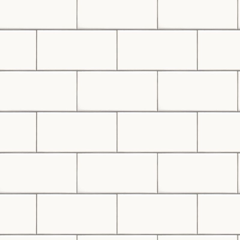 Subway Tile Peel &#38; Stick Wallpaper White - Threshold&#8482;, 1 of 13