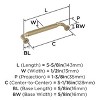 Amerock Collet Pull for Cabinets, Drawers, and Furniture - 3 of 4