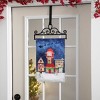 Evergreen Garden Flag Christmas Eve Linen Double Sided Indoor Outdoor Decor 18" x 12.5" - 2 of 3