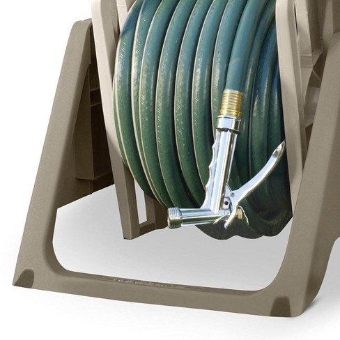 Suncast Hose Handler 100 Foot Portable Tote Or Wall Mountable