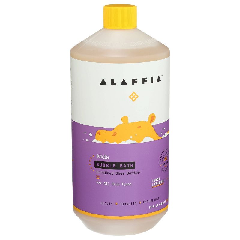 Alaffia Baby &#38; Kids Lemon Lavender Bubble Bath - 32 fl oz, 4 of 16