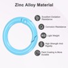 Unique Bargains Metal Spring O Rings Zinc Alloy Durable Multipurpose Lightweight Buckle 5/8 Inch - 2 of 4
