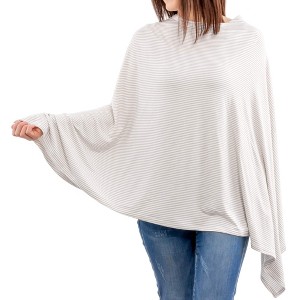 WeeSprout Nursing Cover for Breastfeeding, Soft & Breathable Nursing Cover, Neck Insert for Hands-Free View, Machine Washable Feeding Cover Up - 1 of 4